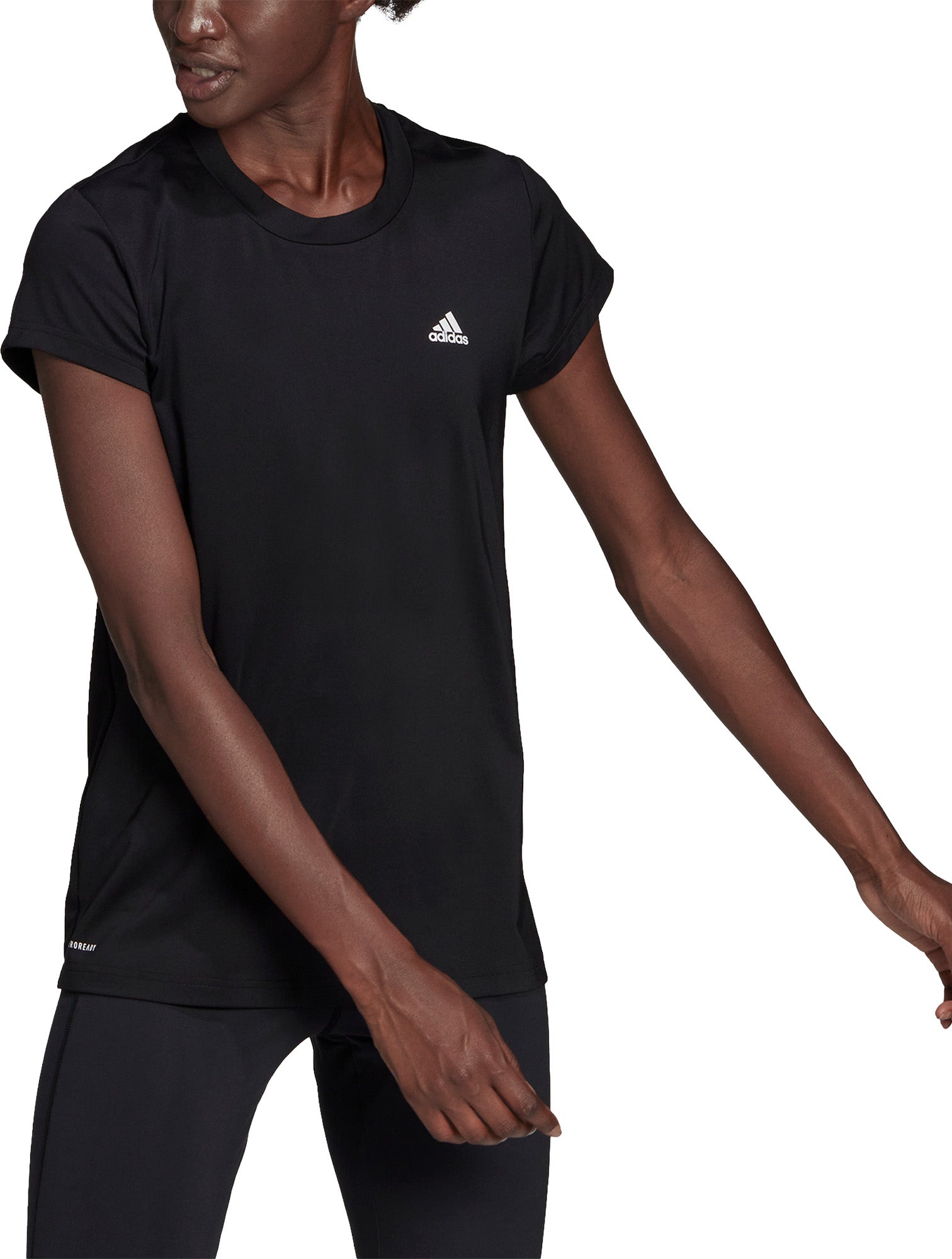 Adidas Designed To Move Barselstshirt Dame Sort Adidas Designed To Move Barselstshirt Dame Sort