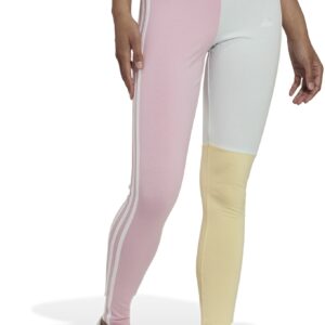 Adidas Essentials 3stripes Colorblock Leggings Dame Multifarvet