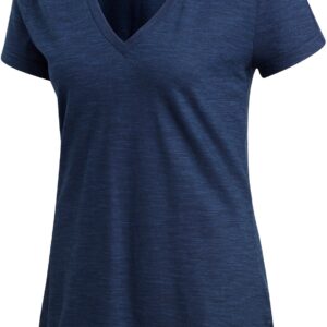Adidas Id Winners Vneck Tee Dame Xs Blå