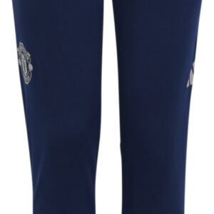 Adidas Manchester United Tr Bukser Unisex 164 Blå