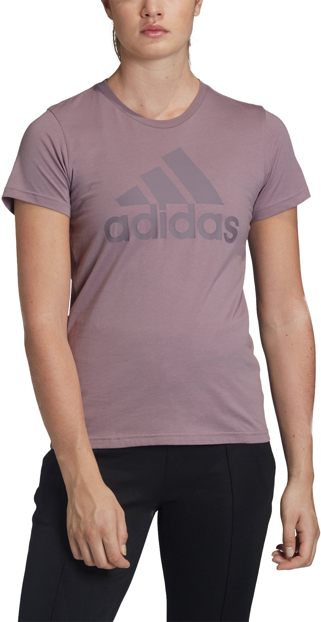 Adidas Must Haves Badge Of Sport Tshirt Dame Xs Lilla Adidas Must Haves Badge Of Sport Tshirt Dame Xs Lilla