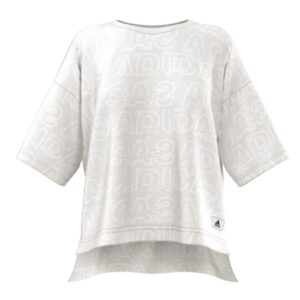 Adidas Oversized Pr Tee Dame Xxs Hvid