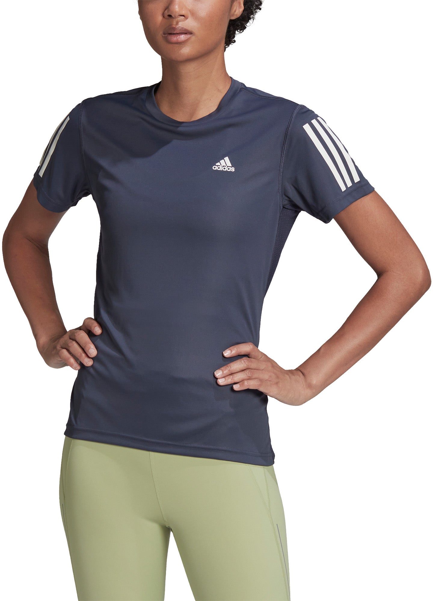 Adidas Own The Run Tshirt Dame Xs Blå Adidas Own The Run Tshirt Dame Xs Blå