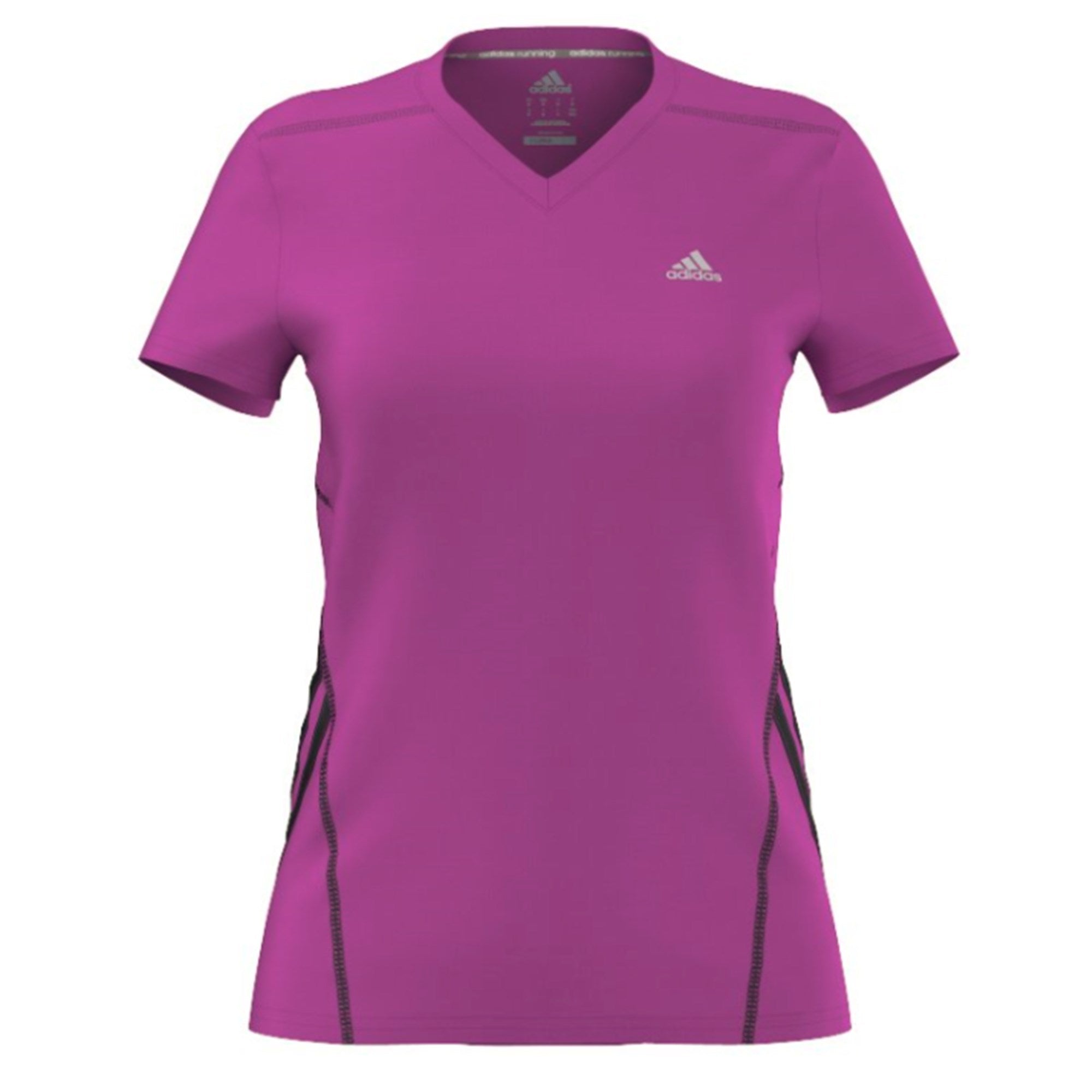Adidas Oz Tee Dame Xs Lilla Adidas Oz Tee Dame Xs Lilla