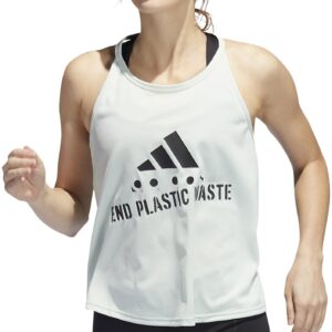 Adidas Run Fast Graphic Løbetop Dame Hvid