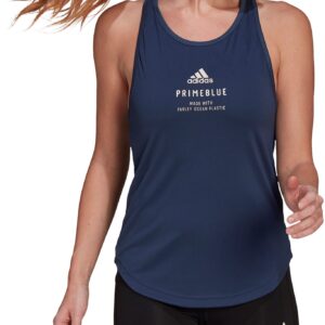 Adidas Run For The Oceans Graphic Tanktop Dame Xl Blå