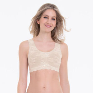 Anita Essential Lace BH top, natural, Størrelse: XS, Dame