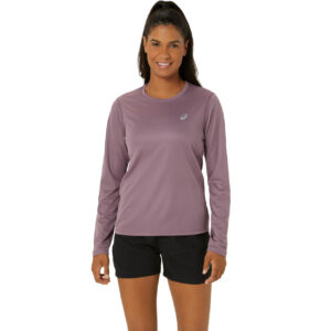 Asics Core Langærmet Tshirt Dame Lilla