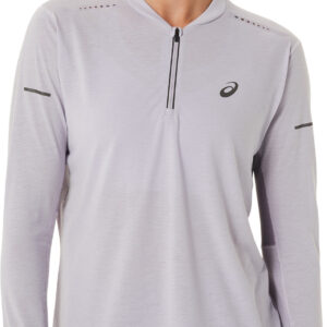 Asics Metarun 1/2 Zip Løbetrøje Dame Lilla
