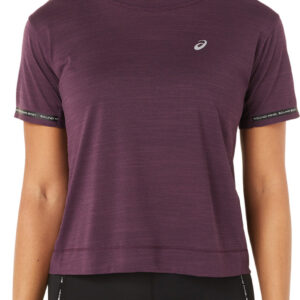 Asics Race Crop Løbe Tshirt Dame Xs Lilla