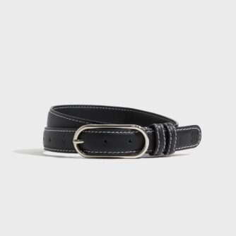 BECKSÖNDERGAARD - Sort - Glossy Nola Leather Belt