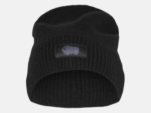 Beanie | 100% økologisk uld | Sort