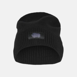 Beanie | 100% økologisk uld | Sort