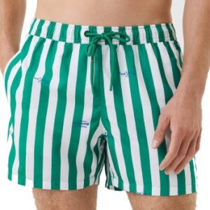 Björn Borg Badebukser Print Swim Shorts Grøn/Hvid polyester Small Herre