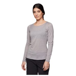 Black Diamond Rhythm Tee Dame L - Hurtigtørrende Merino Uld T-shirt til Aktivitet