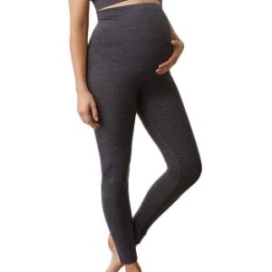 Boob Merino Wool Once On Never Off Leggings Mørkgrå merinould Small Dame