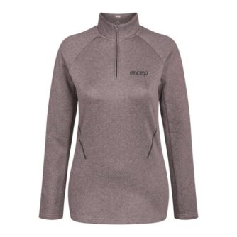 CEP Koldvejr Zip LS Shirt Str. L - Optimal varme og komfort til kvinder, perfekt til løb
