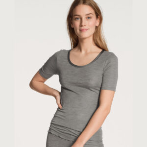 Calida t-shirt, grå, Størrelse: XS, Dame