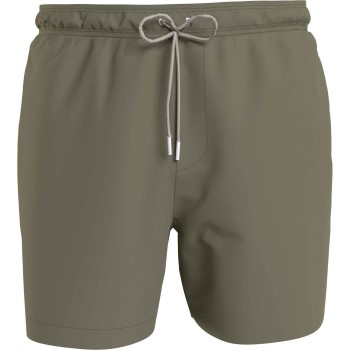 Calvin Klein Badebukser Medium Drawstring Swim Shorts Grøn polyester Medium Herre Calvin Klein Badebukser Medium Drawstring Swim Shorts Grøn polyester Medium Herre