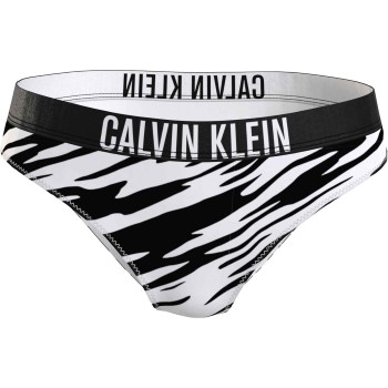 Calvin Klein Classic Print Bikini Bottom Zebra Medium Dame Calvin Klein Classic Print Bikini Bottom Zebra Medium Dame