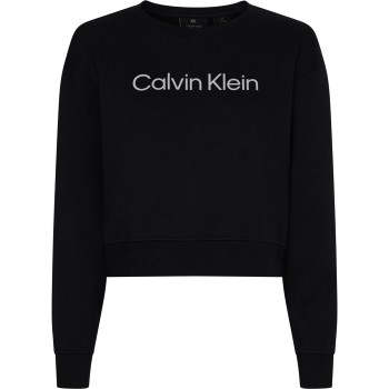 Calvin Klein Sport Essentials PW Pullover Sweater Sort bomuld Small Dame Calvin Klein Sport Essentials PW Pullover Sweater Sort bomuld Small Dame