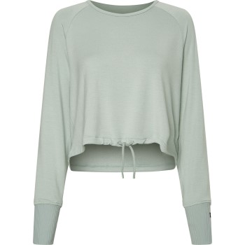 Calvin Klein Sport Seamless LS Cowl Back Top Blå modal Medium Dame Calvin Klein Sport Seamless LS Cowl Back Top Blå modal Medium Dame