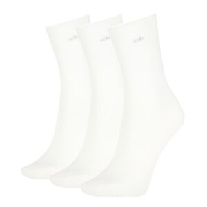 Calvin Klein Strømper 3P Emma Roll Top Crew Socks Hvid Strl 37/41 Dame