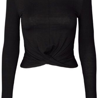 Carite Cover Up Crop Trøje Dame Xxs Sort
