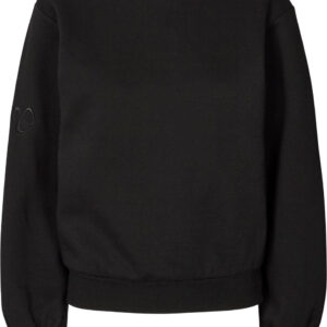 Carite Round Neck Sweatshirt Dame Xxs Sort