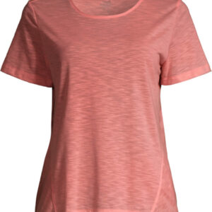 Casall Crossways Textured Tee Dame 36 Pink
