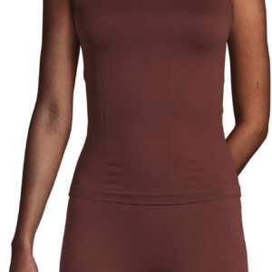 Casall Essential Seamless Racerback Top Dame Brun