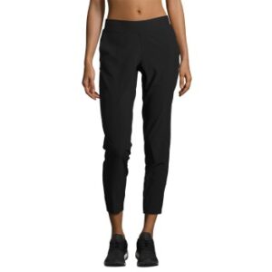 Casall Slim Woven Pants Sort polyester 38 Dame