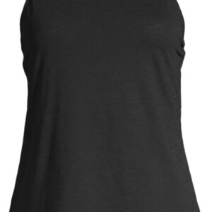 Casall Textured Loose Racerback Dame 34 Sort