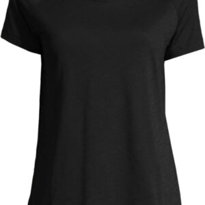 Casall Textured Loose Tee Dame 34 Sort