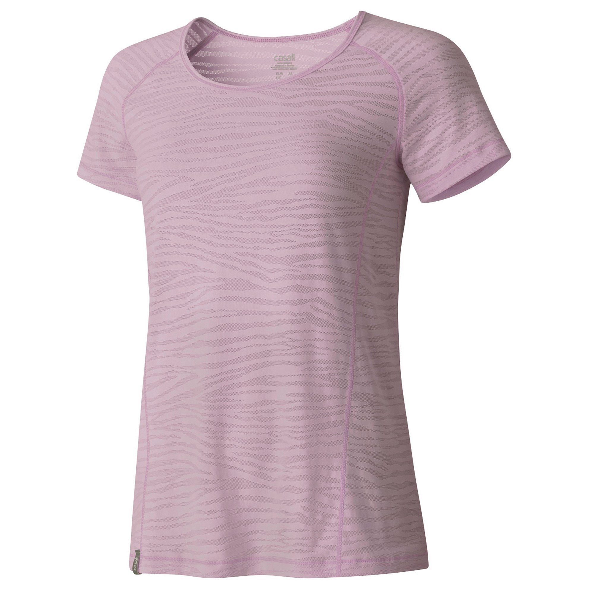 Casall Zebra Loose Tee Dame 38 Pink Casall Zebra Loose Tee Dame 38 Pink