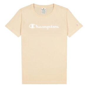 Champion American Classics Crewneck T-shirt W Beige bomuld Small Dame