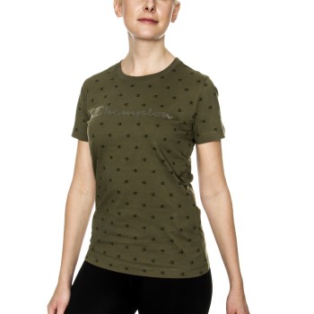 Champion American Classics T-shirt Grøn bomuld Small Dame Champion American Classics T-shirt Grøn bomuld Small Dame