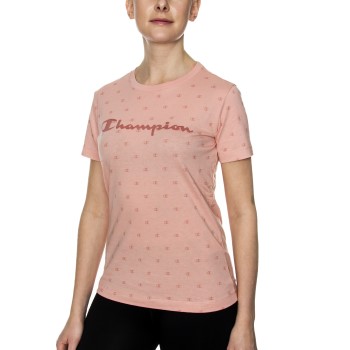 Champion American Classics T-shirt Rosa bomuld Small Dame Champion American Classics T-shirt Rosa bomuld Small Dame