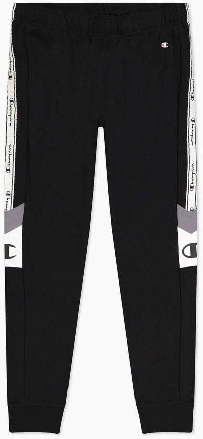 Champion Jacquard Tape Insert Stripe Bukser Herre Sort Champion Jacquard Tape Insert Stripe Bukser Herre Sort