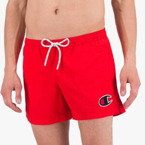 Champion Satin C Logo Badeshorts Herre Xs Rød