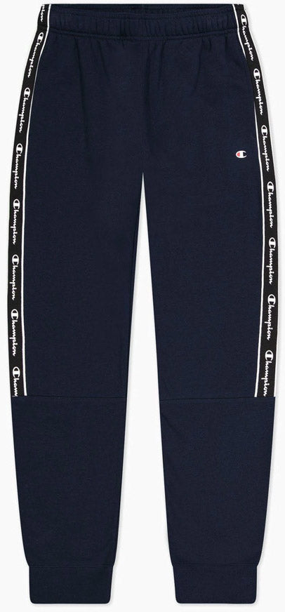 Champion Tape Insert Cotton Fleece Bukser Herre Blå Champion Tape Insert Cotton Fleece Bukser Herre Blå