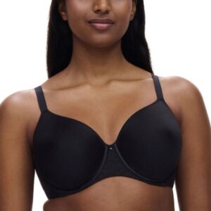 Chantelle Bh Comfort Chic Back Smoothing T-Shirt Bra Sort B 75 Dame