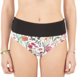 Chantelle Flowers High Waist Bikini Brief Hvid m Blomste 38 Dame