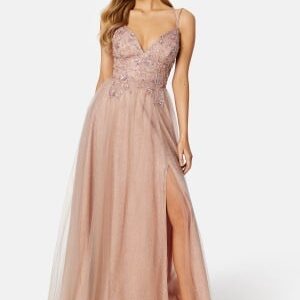 Christian Koehlert Glitter Evening Dress Glitter Pink 34