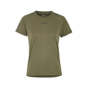 Craft Adv Essence SS Tee Dame - L Grøn Løbe T-shirt til Optimal Komfort og Åndbarhed