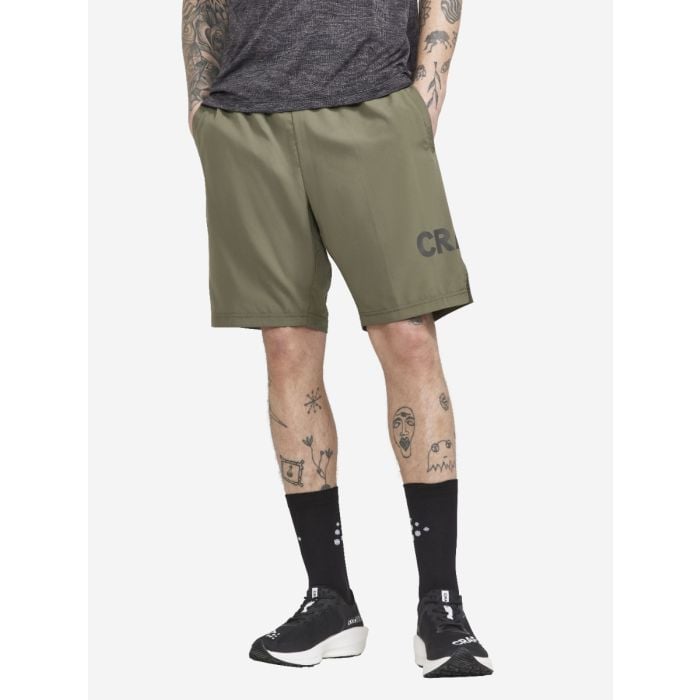 Craft Core Charge Shorts Str. S - Grøn, Justerbar Snøre & Lommer til Herre Craft Core Charge Shorts Str. S - Grøn, Justerbar Snøre & Lommer til Herre