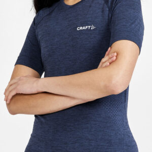 Craft Core Dry Active Comfort Baselayer Tshirt Dame Blå