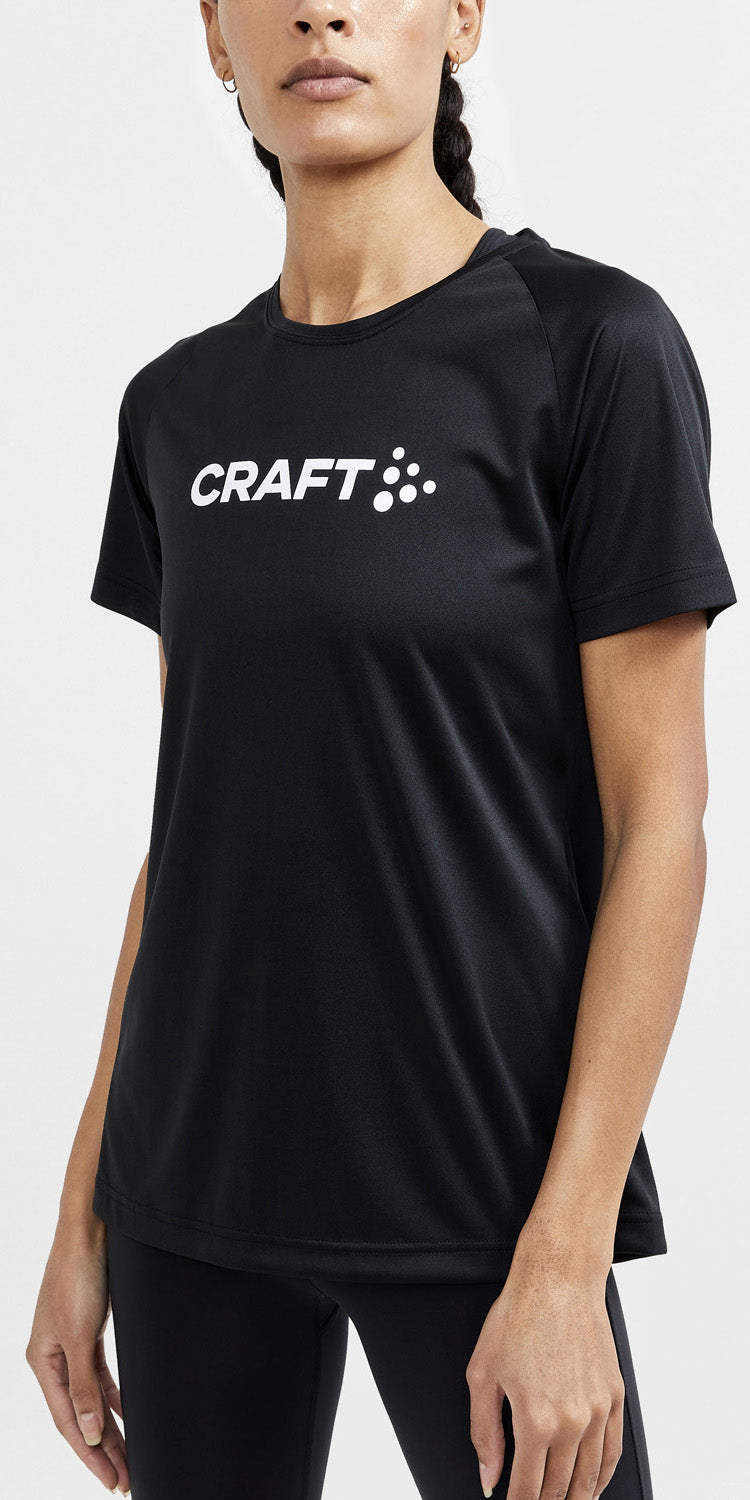 Craft Core Unify Logo Tshirt Dame Xs Sort Craft Core Unify Logo Tshirt Dame Xs Sort