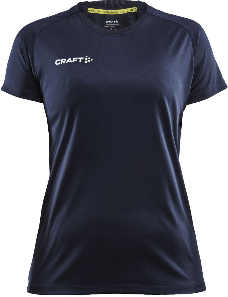 Craft Evolve Tshirt Dame Xs Blå Craft Evolve Tshirt Dame Xs Blå