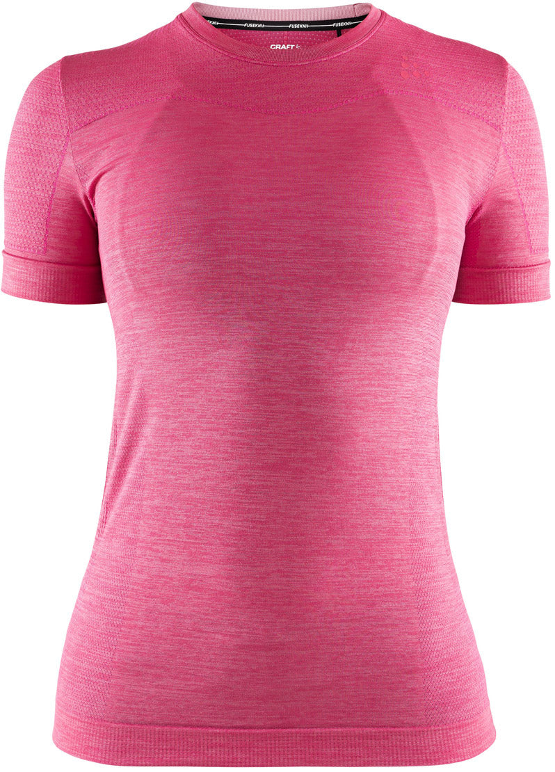 Craft Fuseknit Comfort Rn Baselayer Tshirt Dame Xs Pink Craft Fuseknit Comfort Rn Baselayer Tshirt Dame Xs Pink